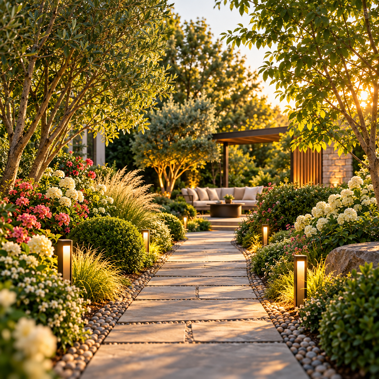 Landscaping work