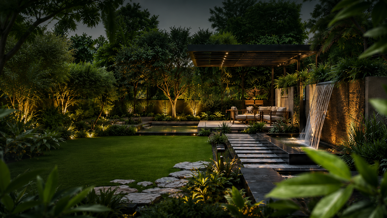 Pathways, Pergolas & Hardscape Works